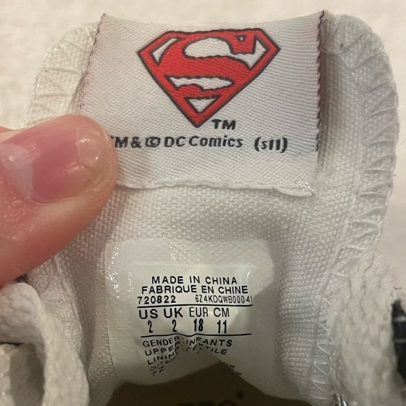 Converse - Superman Design High-Top Sneakers - Picture 7 of 7
